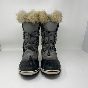Sorel Grey "Caribou" Winter Waterproof Boots Sz 7.